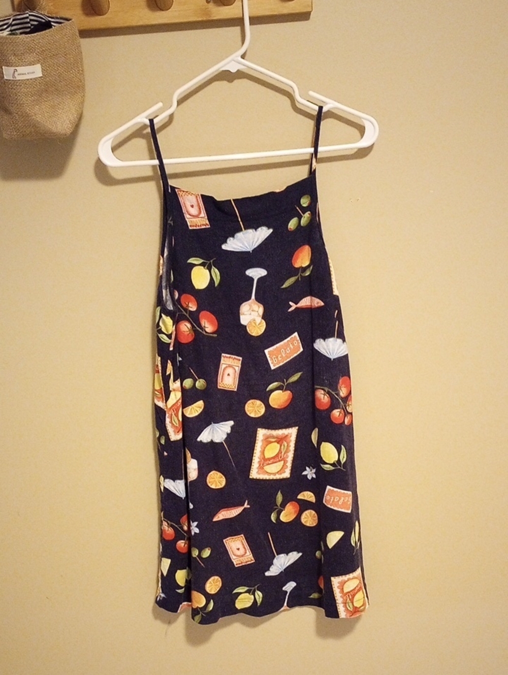 Linen Blend Old Navy Shift Dress Xs